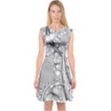 Illustrations Entwine Fractals Capsleeve Midi Dress View1