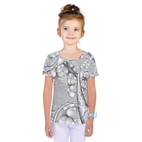 Illustrations Entwine Fractals Kids  One Piece Tee by HermanTelo