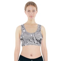 Illustrations Entwine Fractals Sports Bra With Pocket by HermanTelo