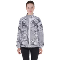 Illustrations Entwine Fractals Women s High Neck Windbreaker