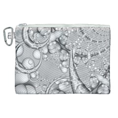 Illustrations Entwine Fractals Canvas Cosmetic Bag (xl) by HermanTelo