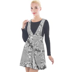 Illustrations Entwine Fractals Plunge Pinafore Velour Dress