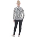 Illustrations Entwine Fractals Velour Zip Up Jacket View2