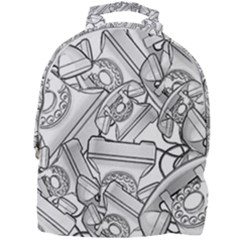 Phone Communication Technology Mini Full Print Backpack by HermanTelo