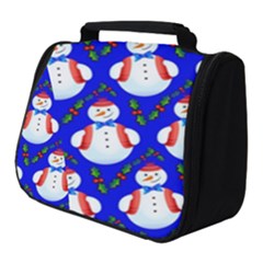 Seamless Snow Cool Full Print Travel Pouch (small) by HermanTelo