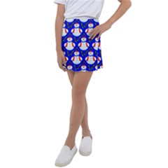 Seamless Snow Cool Kids  Tennis Skirt by HermanTelo