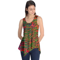 Background Pattern Texture Sleeveless Tunic