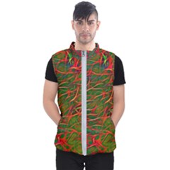 Background Pattern Texture Men s Puffer Vest