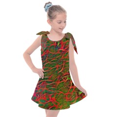 Background Pattern Texture Kids  Tie Up Tunic Dress by HermanTelo