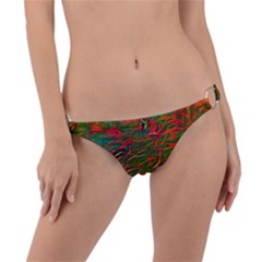 Background Pattern Texture Ring Detail Bikini Bottom