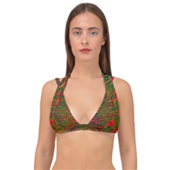 Background Pattern Texture Double Strap Halter Bikini Top by HermanTelo