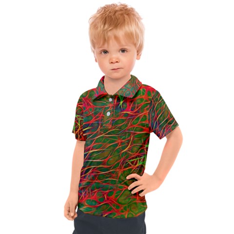 Background Pattern Texture Kids  Polo Tee by HermanTelo