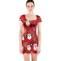 Santa Clause Short Sleeve Bodycon Dress by HermanTelo