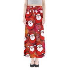 Santa Clause Full Length Maxi Skirt by HermanTelo