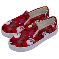 Santa Clause Kids  Canvas Slip Ons by HermanTelo