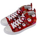 Santa Clause Women s Mid-Top Canvas Sneakers View2