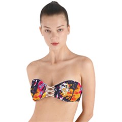 Consolation Before Battle 1 1 Twist Bandeau Bikini Top by bestdesignintheworld