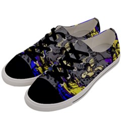 Motion And Emotion 1 1 Men s Low Top Canvas Sneakers by bestdesignintheworld