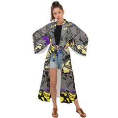 Motion And Emotion 1 1 Maxi Kimono by bestdesignintheworld