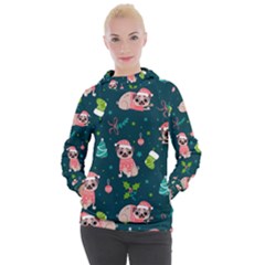 Pattern Christmas Funny Women s Hooded Pullover