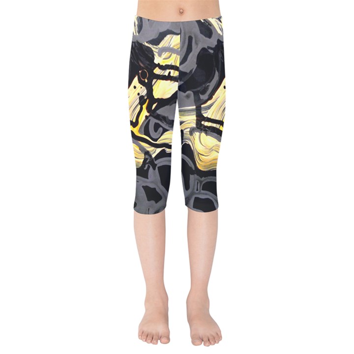 Motion And Emotion 1 2 Kids  Capri Leggings 