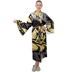 Motion And Emotion 1 2 Maxi Velour Kimono by bestdesignintheworld