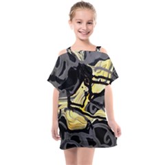 Motion And Emotion 1 2 Kids  One Piece Chiffon Dress by bestdesignintheworld