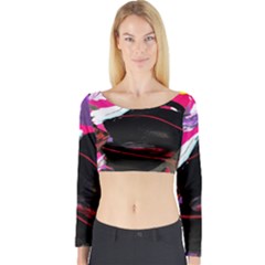 Consolation 1 1 Long Sleeve Crop Top by bestdesignintheworld