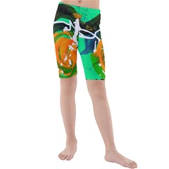 Rancho 1 2 Kids  Mid Length Swim Shorts by bestdesignintheworld