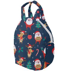 Funny Christmas Pattern Travel Backpacks by Vaneshart