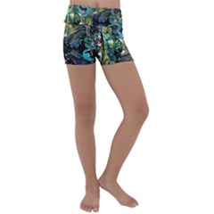 Forest 1 1 Kids  Lightweight Velour Yoga Shorts by bestdesignintheworld