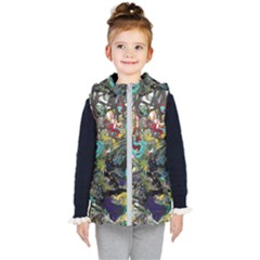 Forest 1 1 Kids  Hooded Puffer Vest by bestdesignintheworld