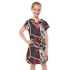 Collage 1 1 Kids  Drop Waist Dress by bestdesignintheworld