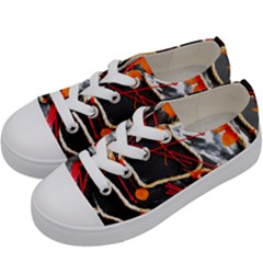 Collage 1 1 Kids  Low Top Canvas Sneakers by bestdesignintheworld