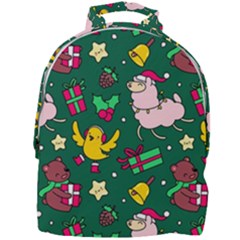 Funny Decoration Christmas Pattern Background Mini Full Print Backpack by Vaneshart