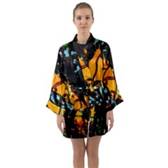 York 1 5 Long Sleeve Satin Kimono by bestdesignintheworld