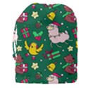 Funny Decoration Christmas Pattern Background Drawstring Pouch (3XL) View2