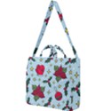 Colorful Funny Christmas Pattern Square Shoulder Tote Bag View1