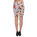 Colorful Funny Christmas Pattern Bodycon Skirt View2