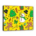 Funny Decoration Christmas Pattern Canvas 14  x 11  (Stretched) View1