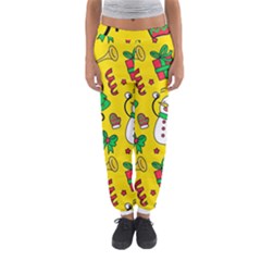 Funny Decoration Christmas Pattern Women s Jogger Sweatpants by Vaneshart