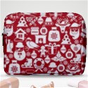 Christmas Seamless Pattern Icons Make Up Pouch (Large) View1