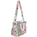 Flat Christmas Pattern Collection Rope Handles Shoulder Strap Bag View2