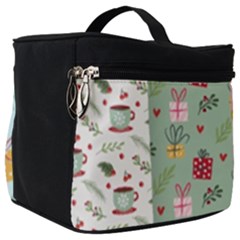 Flat Christmas Pattern Collection Make Up Travel Bag (big) by Vaneshart