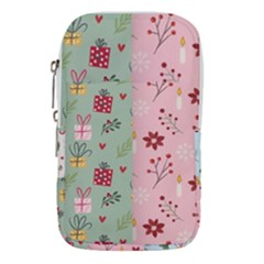 Flat Christmas Pattern Collection Waist Pouch (small)