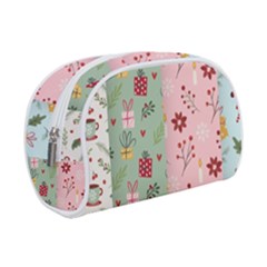 Flat Christmas Pattern Collection Makeup Case (small) by Vaneshart