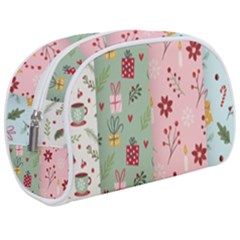 Flat Christmas Pattern Collection Makeup Case (medium) by Vaneshart