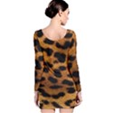 Leopard Skin Pattern Background Long Sleeve Bodycon Dress View2