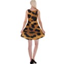 Leopard Skin Pattern Background Reversible Velvet Sleeveless Dress View2