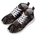 Christmas Pattern With Vintage Flowers Women s Lightweight High Top Sneakers View2